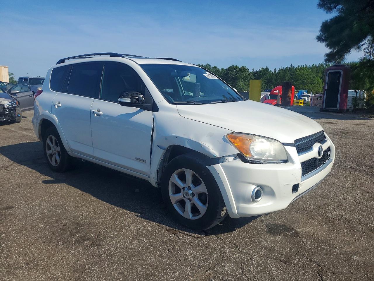 2012 Toyota Rav4 Limited White vin: 2T3DK4DVXCW090170