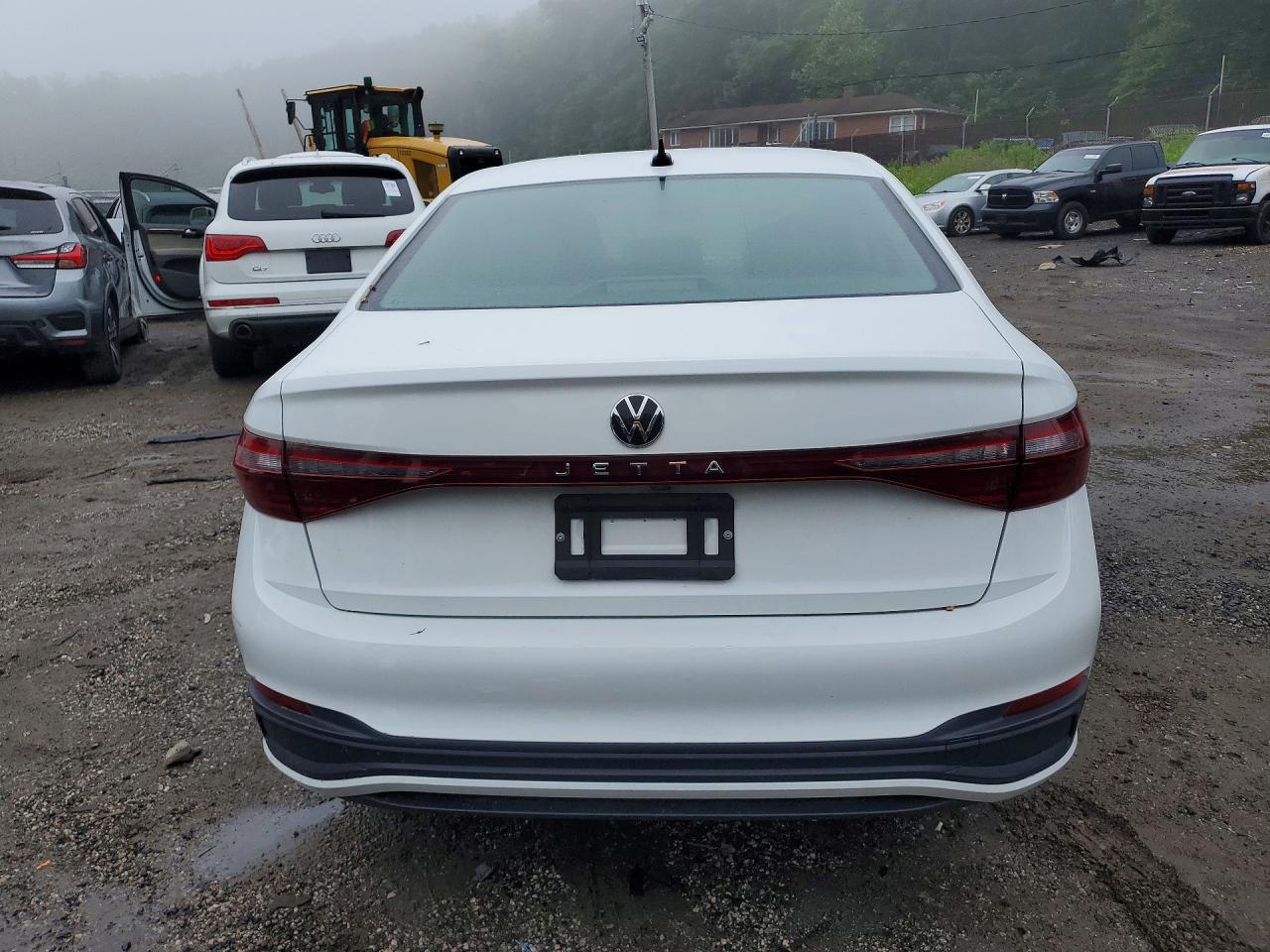 2025 Volkswagen Jetta S White vin: 3VW5X7BU0SM070900