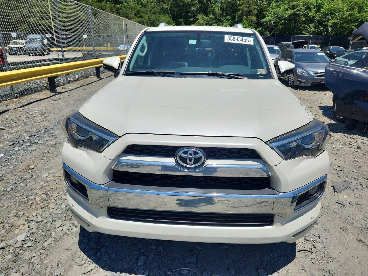 2015 Toyota 4runner Limited Белый vin: JTEBU5JR6F5247263