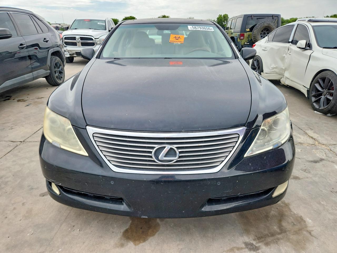 2008 Lexus Ls 460 Черный vin: JTHBL46F385061665