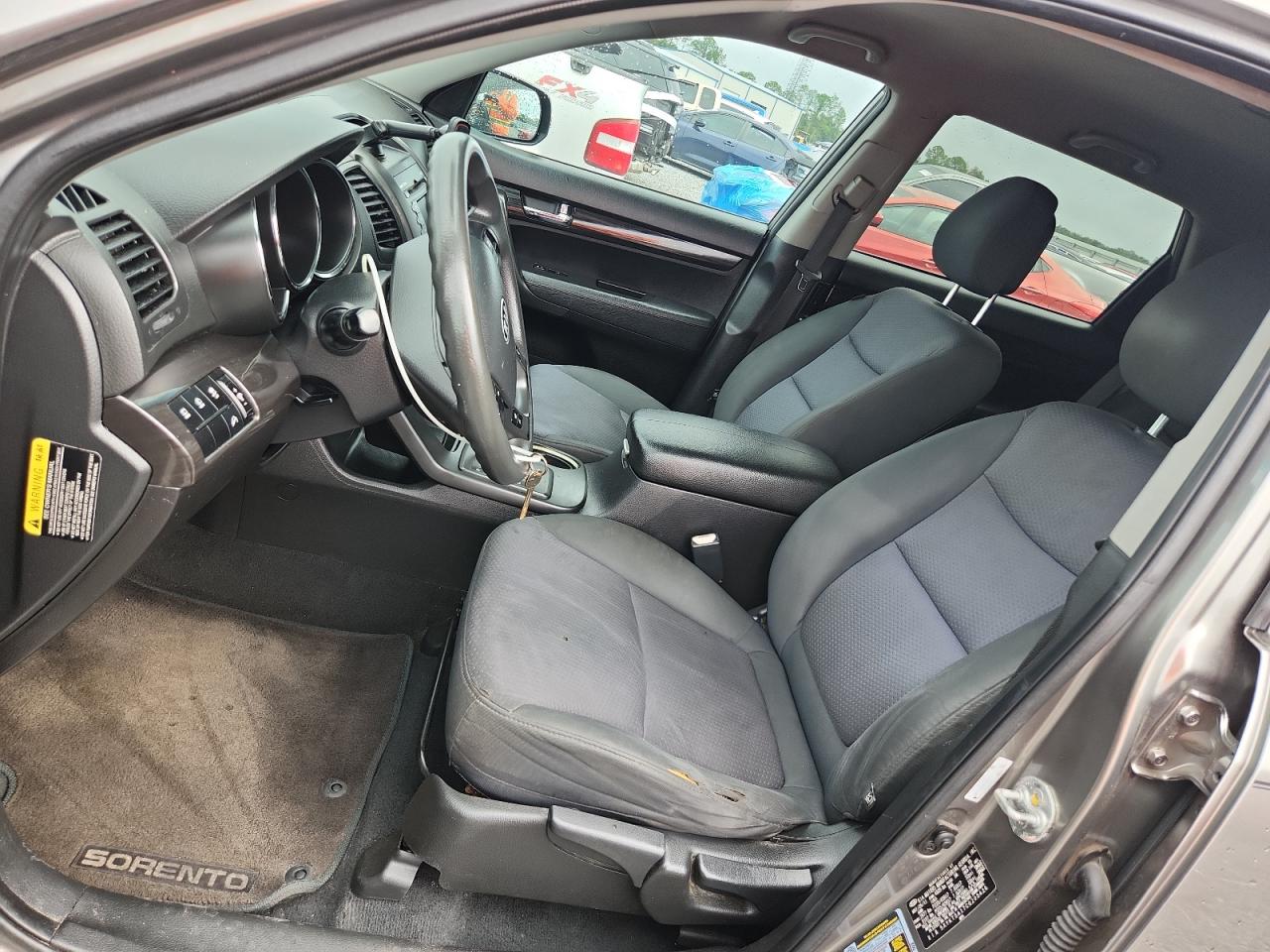 2012 Kia Sorento Lx Gray vin: 5XYKT3A17CG203426