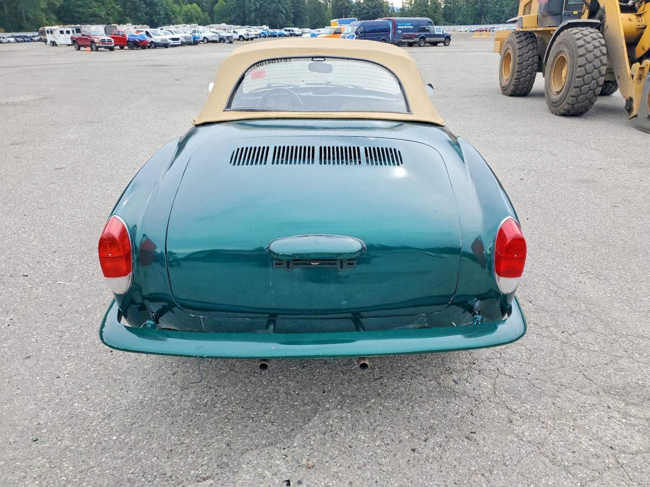 1970 Volkswagen Karmann Ghia Green vin: 140210378