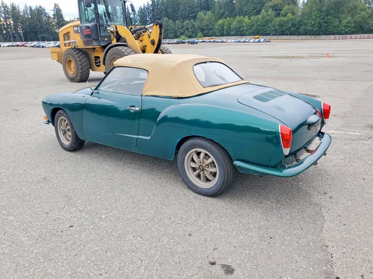 1970 Volkswagen Karmann Ghia Green vin: 140210378
