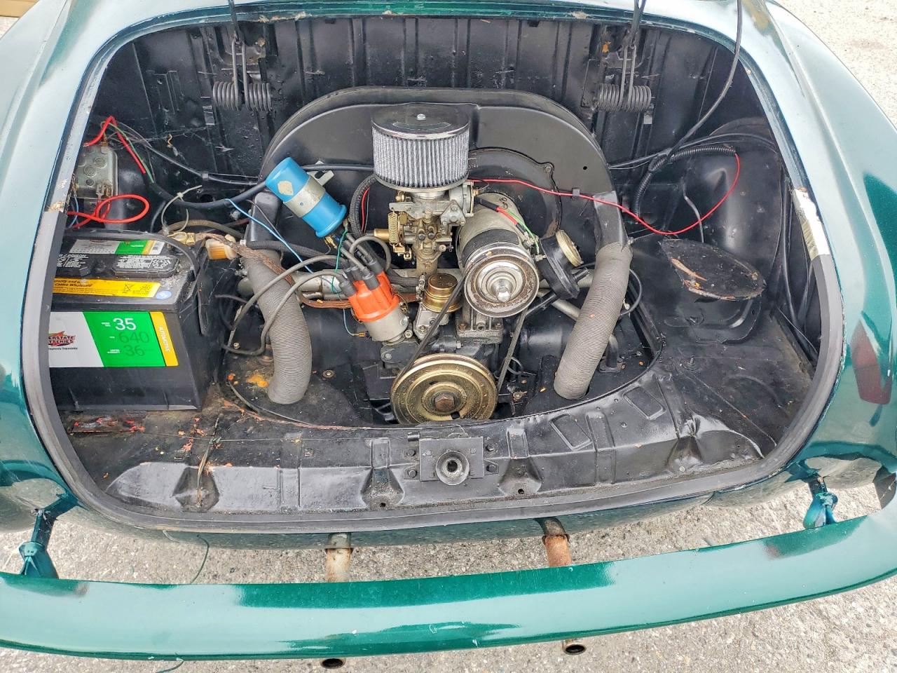 1970 Volkswagen Karmann Ghia Green vin: 140210378
