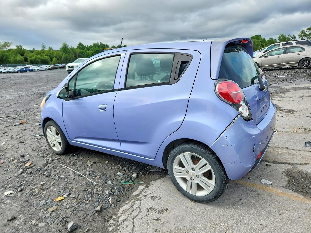 2014 Chevrolet Spark Ls Purple vin: KL8CB6S92EC587614