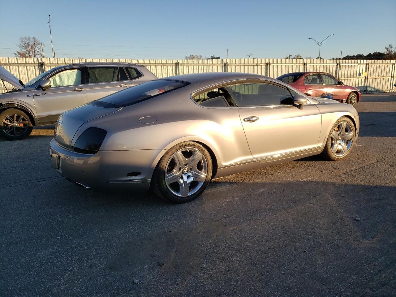 2007 Bentley Continental Gt Серый vin: SCBCR73W17C050929