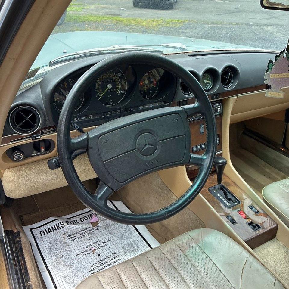 1988 Mercedes-benz 560 Sl Blue vin: WDBBA48D0JA081404