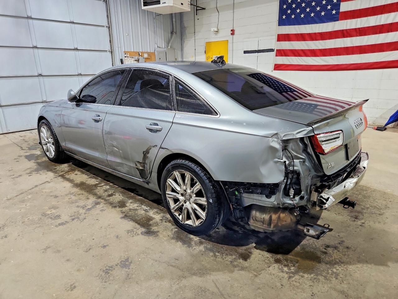 2013 Audi A6 Premium Plus Silver vin: WAUGFAFC7DN012463