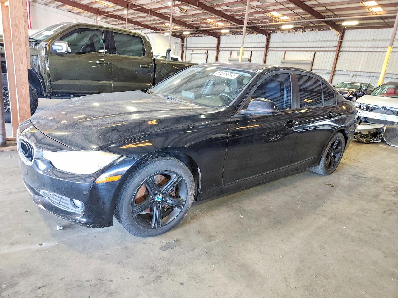 2013 Bmw 320 I Black vin: WBA3B1C50DK128427