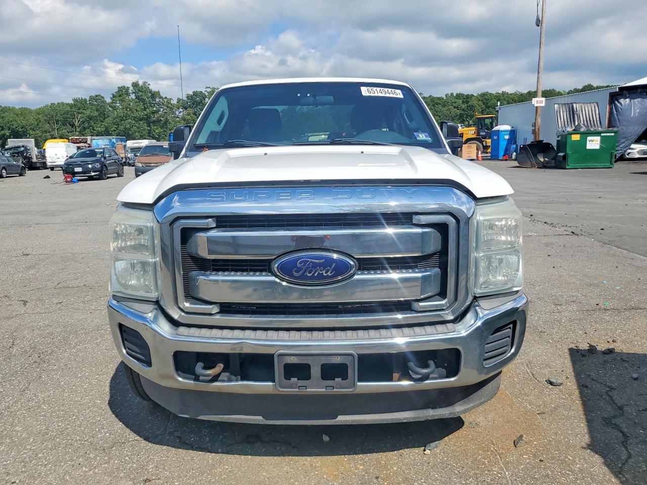 2014 Ford F250 Super Duty Белый vin: 1FT7X2B6XEEA34464