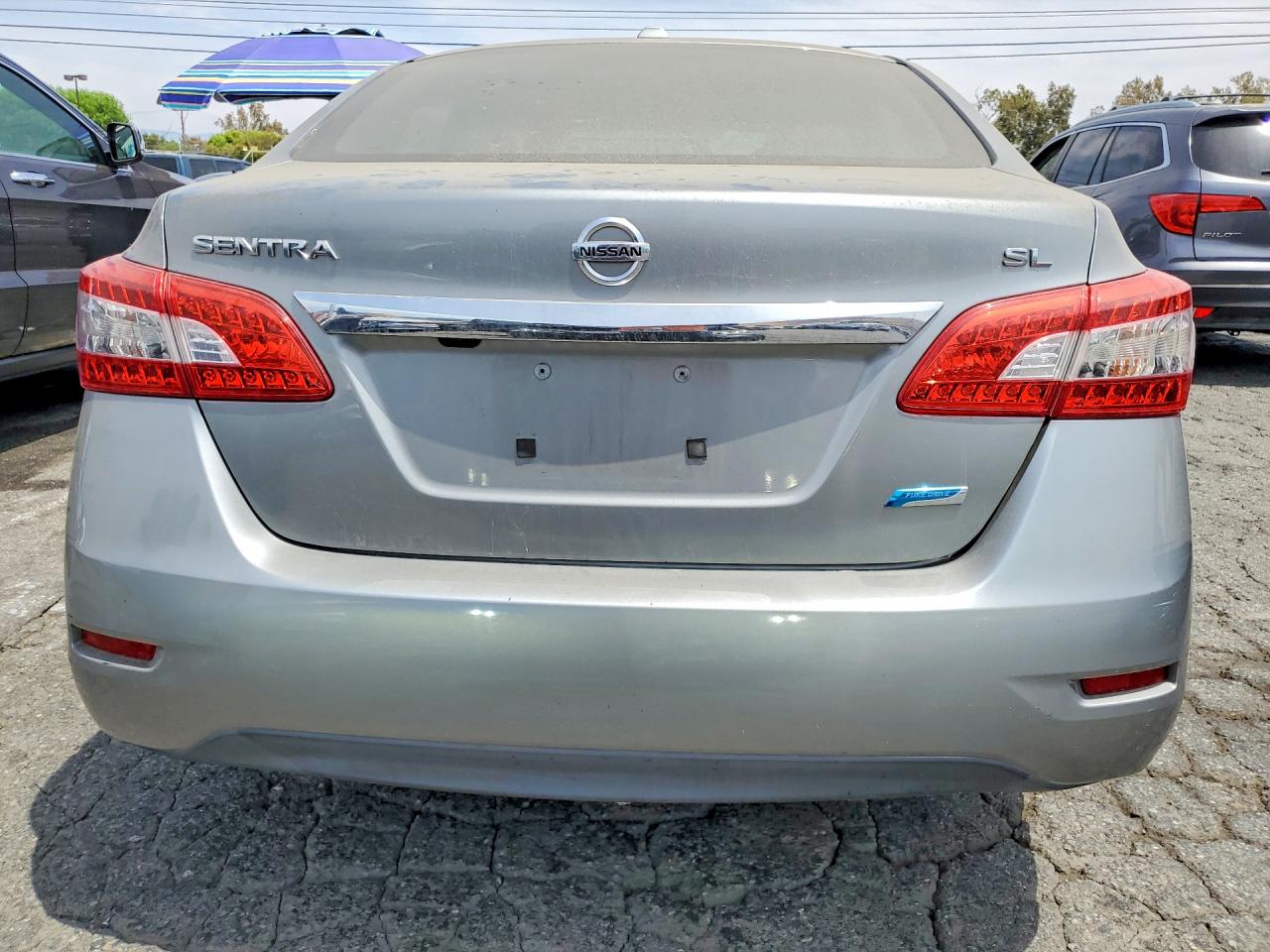 2013 Nissan Sentra S Gray vin: 3N1AB7AP0DL777194