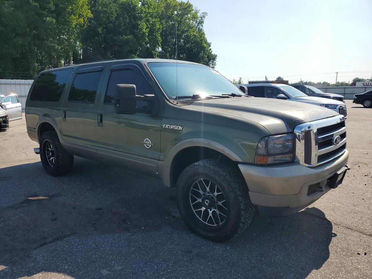 2004 Ford Excursion Eddie Bauer Green vin: 1FMNU44P14EE06561