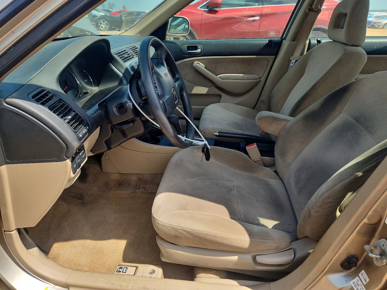 2003 Honda Civic Hybrid Gray vin: JHMES96603S019381