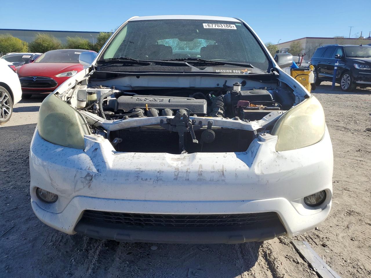 2005 Toyota Matrix Xr Белый vin: 2T1KR32E65C464464