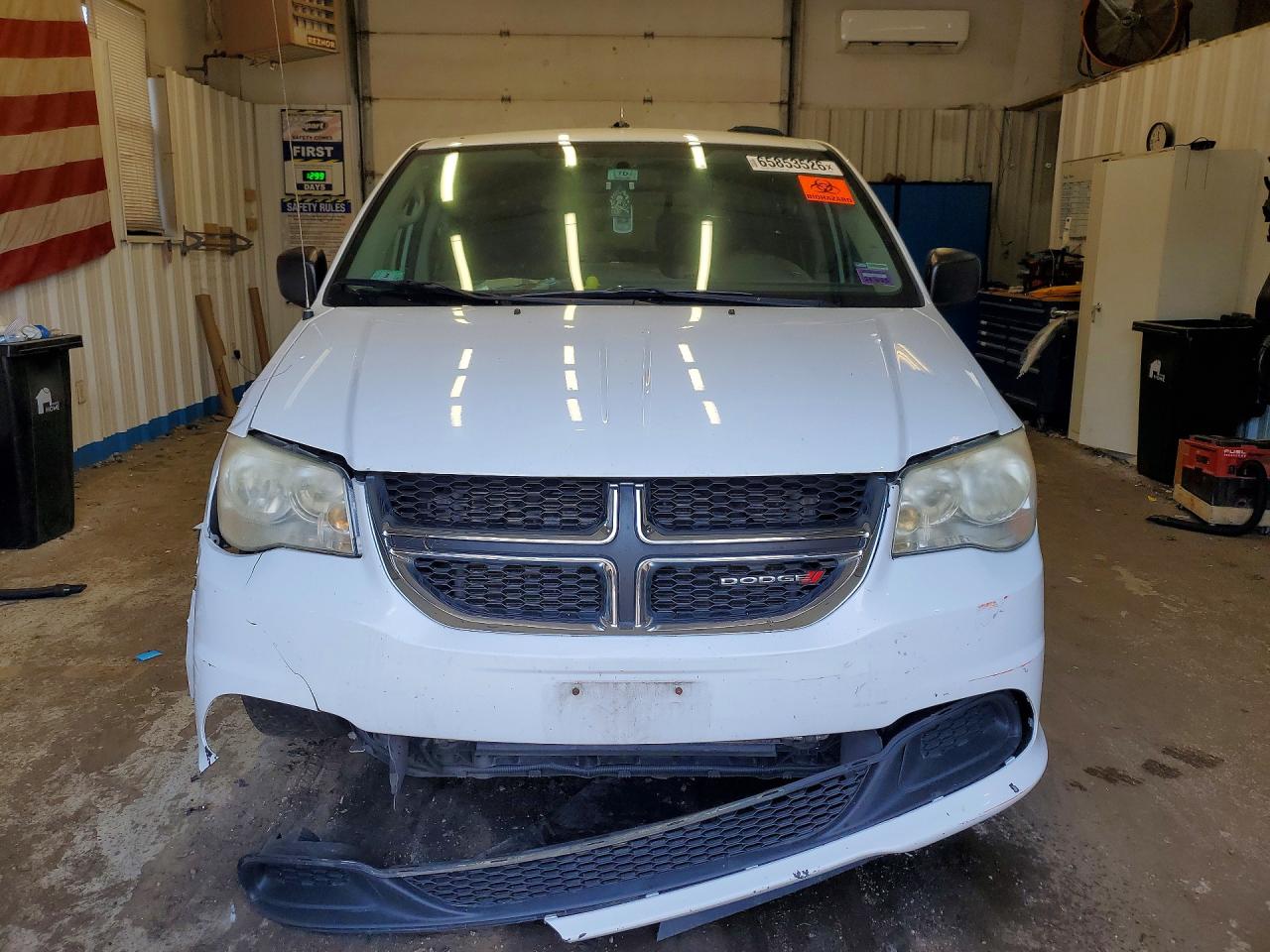2014 Dodge Grand Caravan Se Белый vin: 2C4RDGBG1ER260693