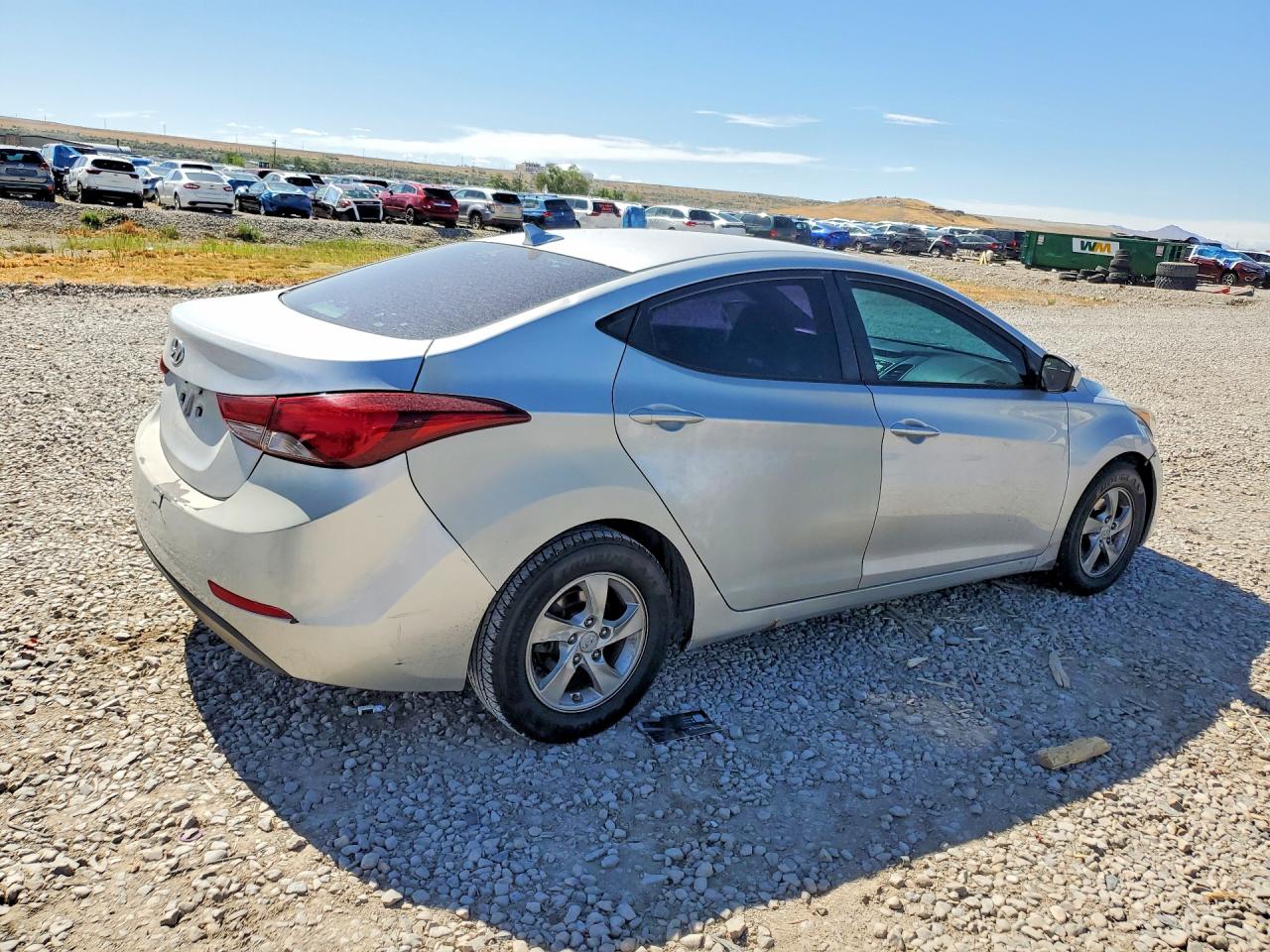 2014 Hyundai Elantra Se Серебряный vin: KMHDH4AE3EU184700