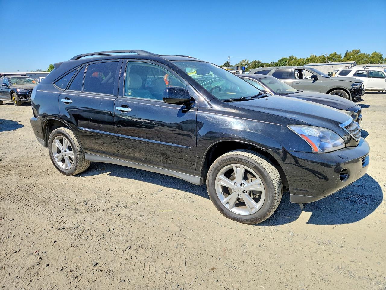 2008 Lexus Rx 400h Black vin: JTJHW31U882856227