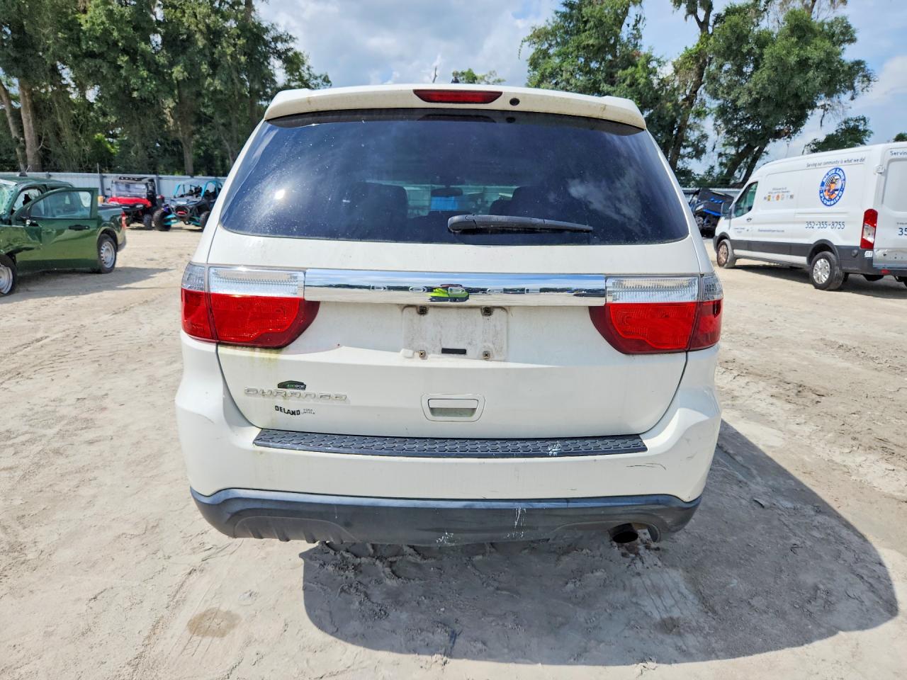 2011 Dodge Durango Express Белый vin: 1D4RD2GG7BC717011