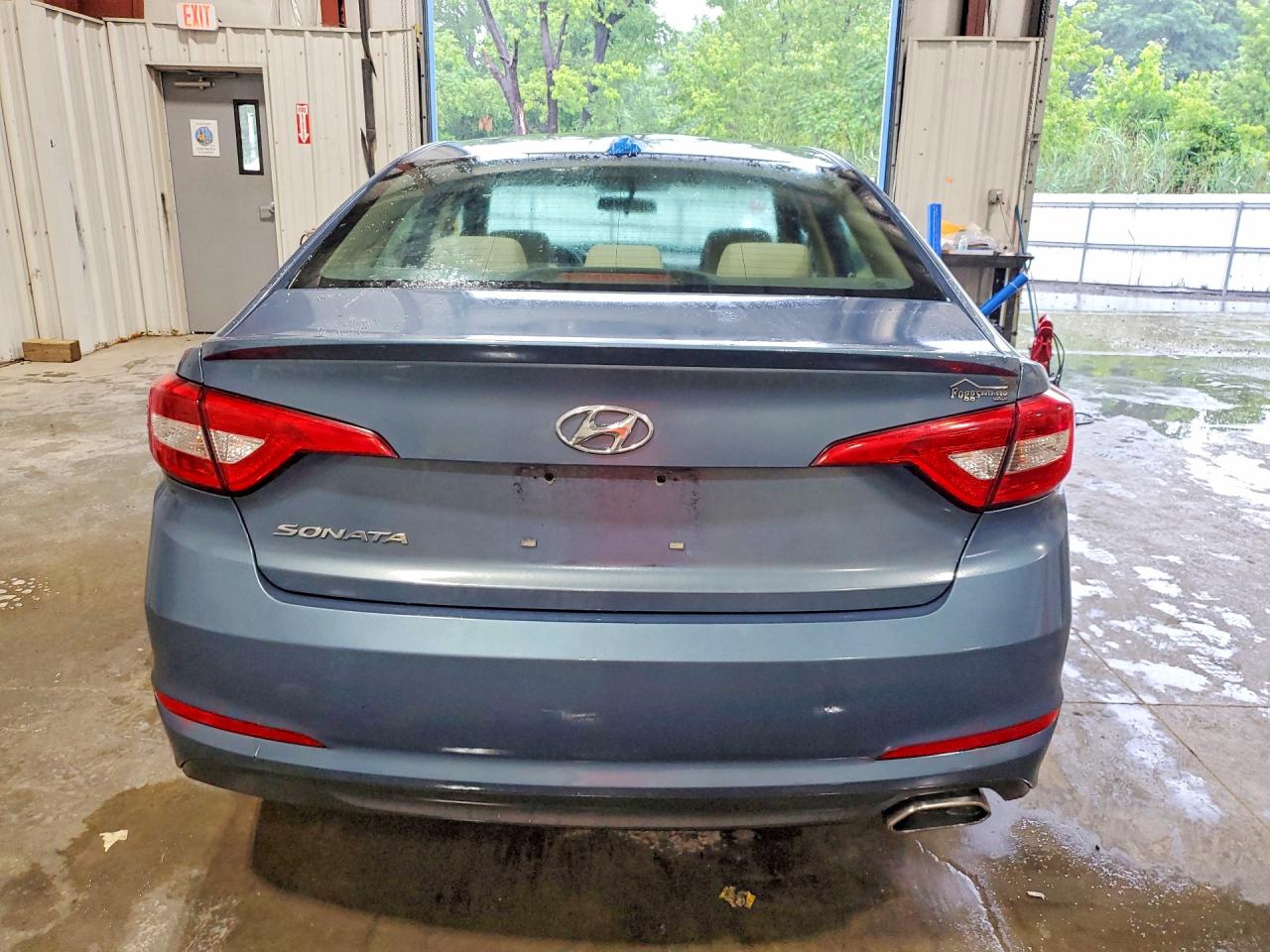 2015 Hyundai Sonata Se Синий vin: 5NPE24AF3FH062577