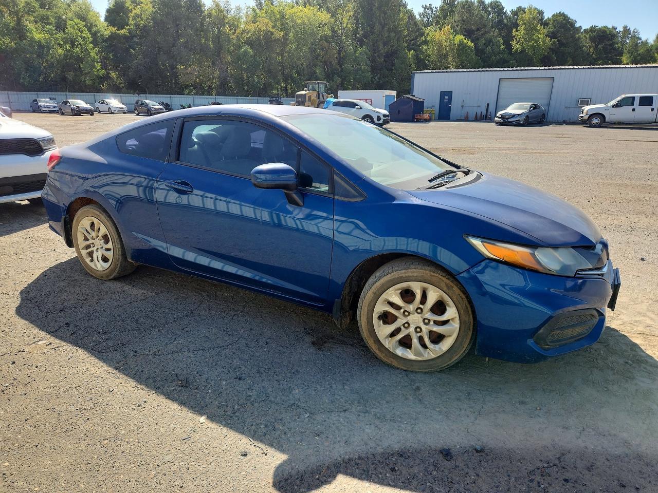 2014 Honda Civic Lx Blue vin: 2HGFG3B56EH516061