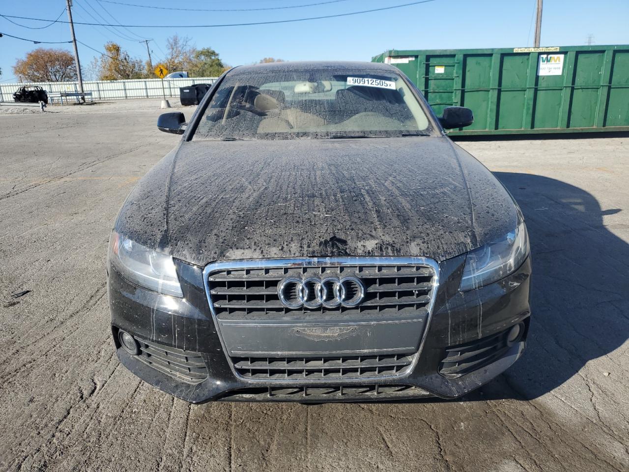 2012 Audi A4 Premium Black vin: WAUAFAFL3CN011329