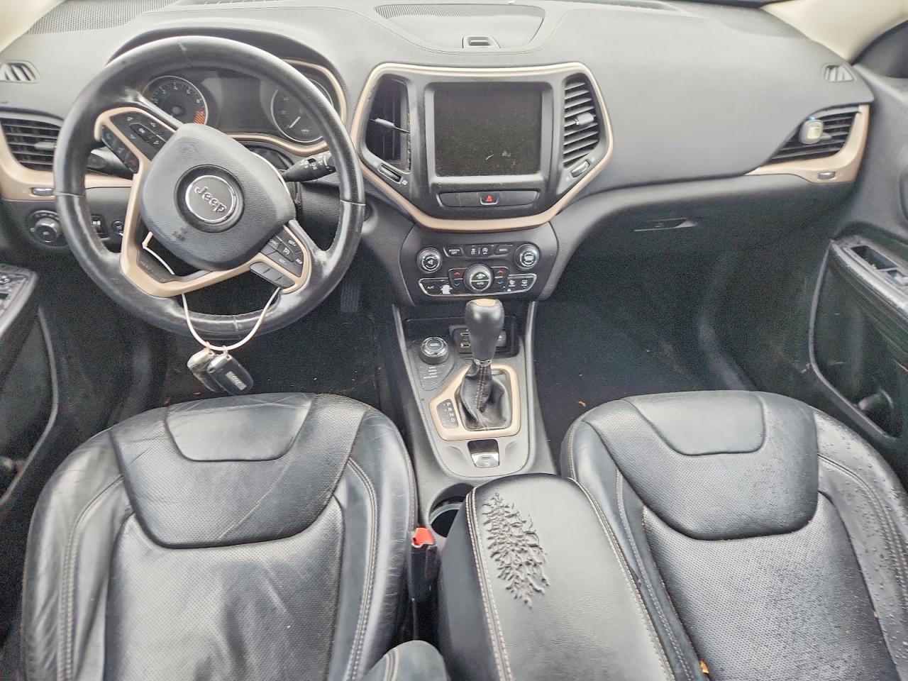 2015 Jeep Cherokee Черный vin: 1C4PJMDS4FW544523