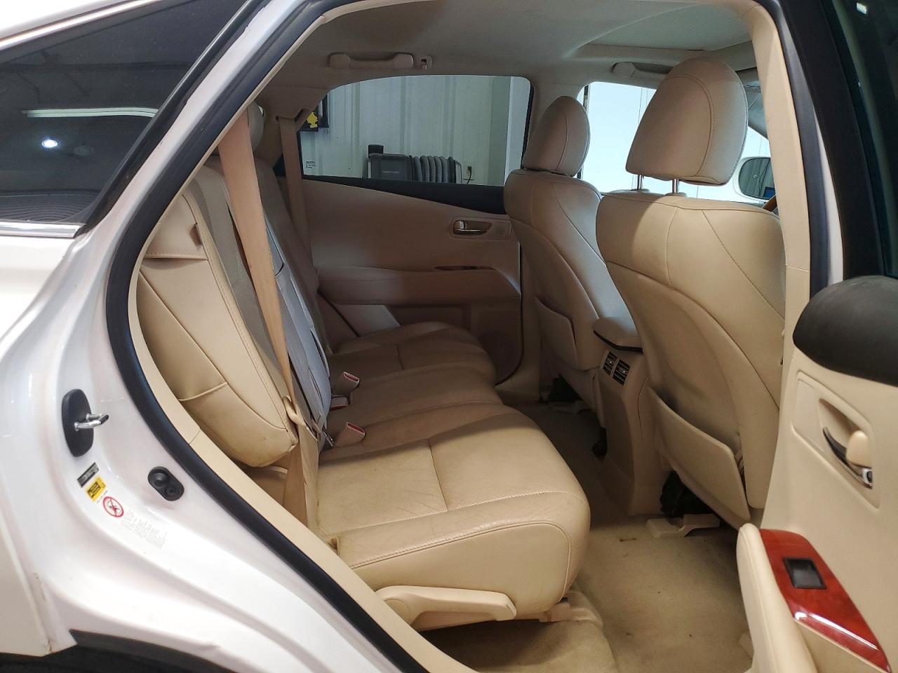 2012 Lexus Rx 350 White vin: 2T2BK1BA2CC125036