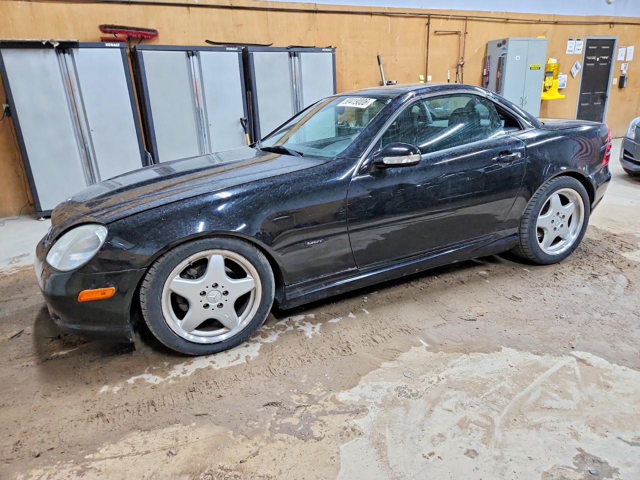 2001 Mercedes-benz Slk 230 Kompressor Черный vin: WDBKK49FX1F184636