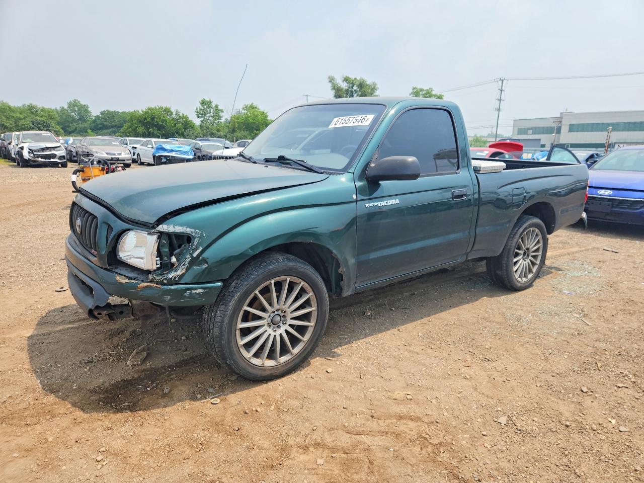 2001 Toyota Tacoma Base Green vin: 5TENL42N91Z879352