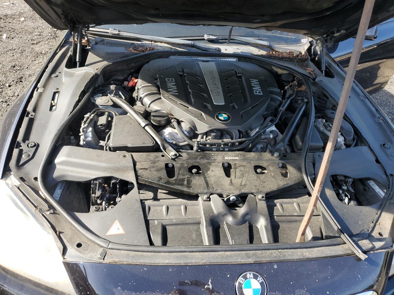 2013 Bmw 650 Xi Blue vin: WBAYP1C57DDX00721