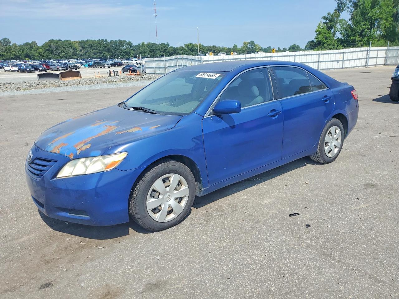 2007 Toyota Camry Le V6 Blue vin: 4T1BK46K57U046778