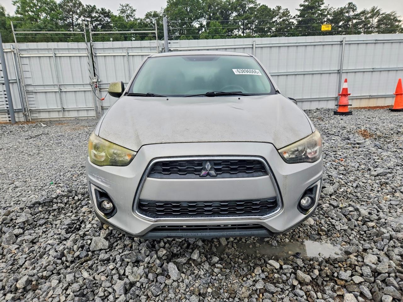2015 Mitsubishi Outlander Sport Se Серебряный vin: 4A4AP4AU0FE006037
