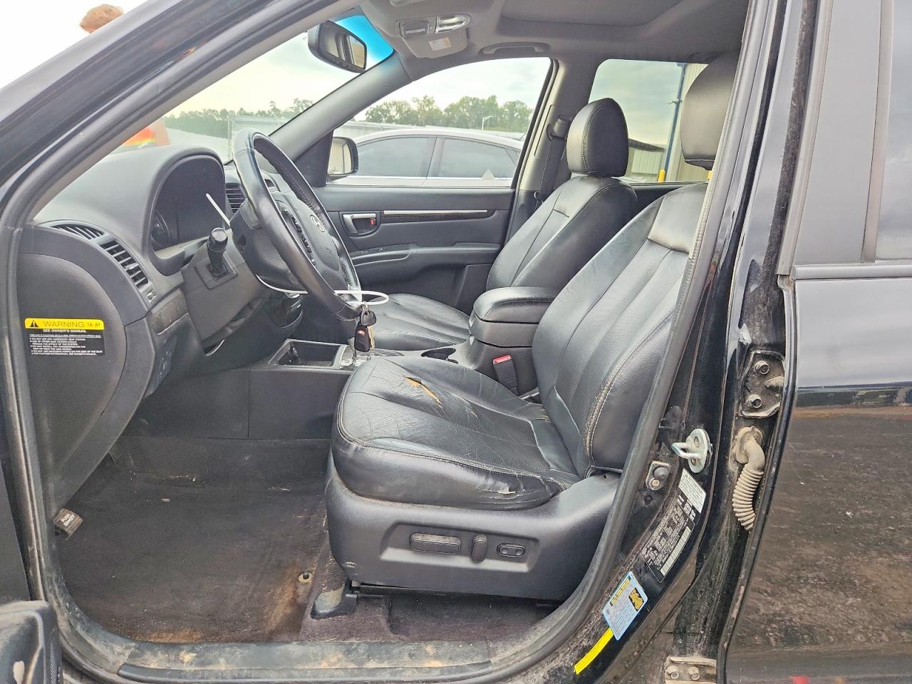2008 Hyundai Santa Fe Se Black vin: 5NMSH73E28H222374