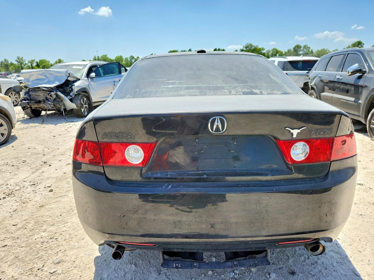2005 Acura Tsx Черный vin: JH4CL96925C010001