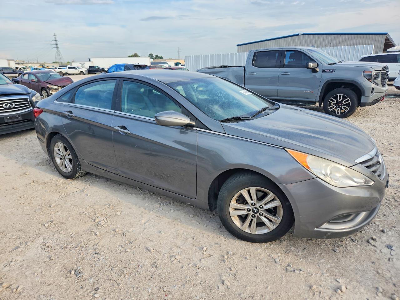 2013 Hyundai Sonata Gls Gray vin: 5NPEB4AC7DH712773