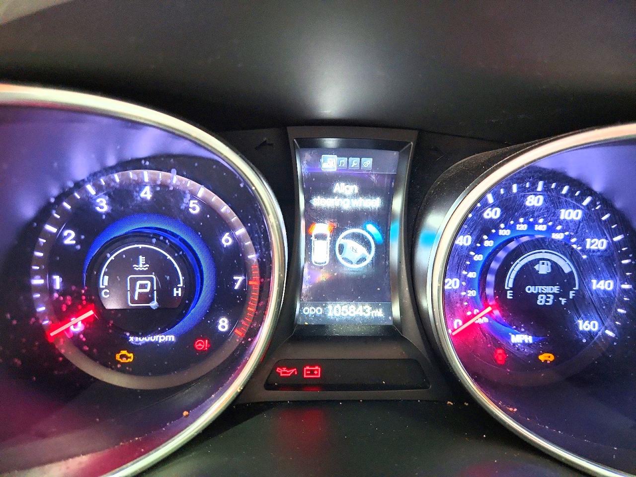 2013 Hyundai Santa Fe Sport 2.4l White vin: 5XYZU3LB9DG092316
