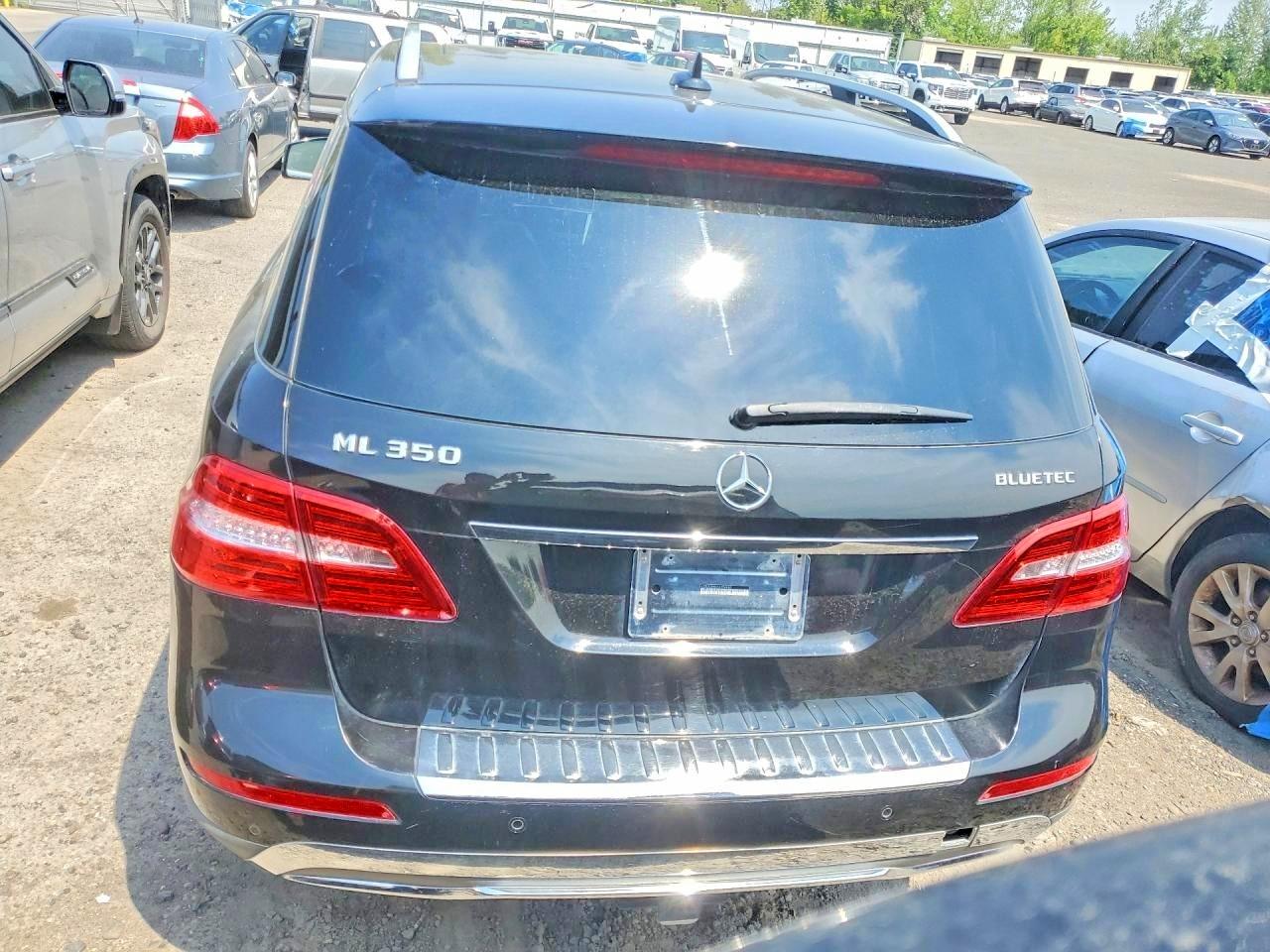 2014 Mercedes-benz Ml 350 Bluetec Black vin: 4JGDA2EB0EA354683