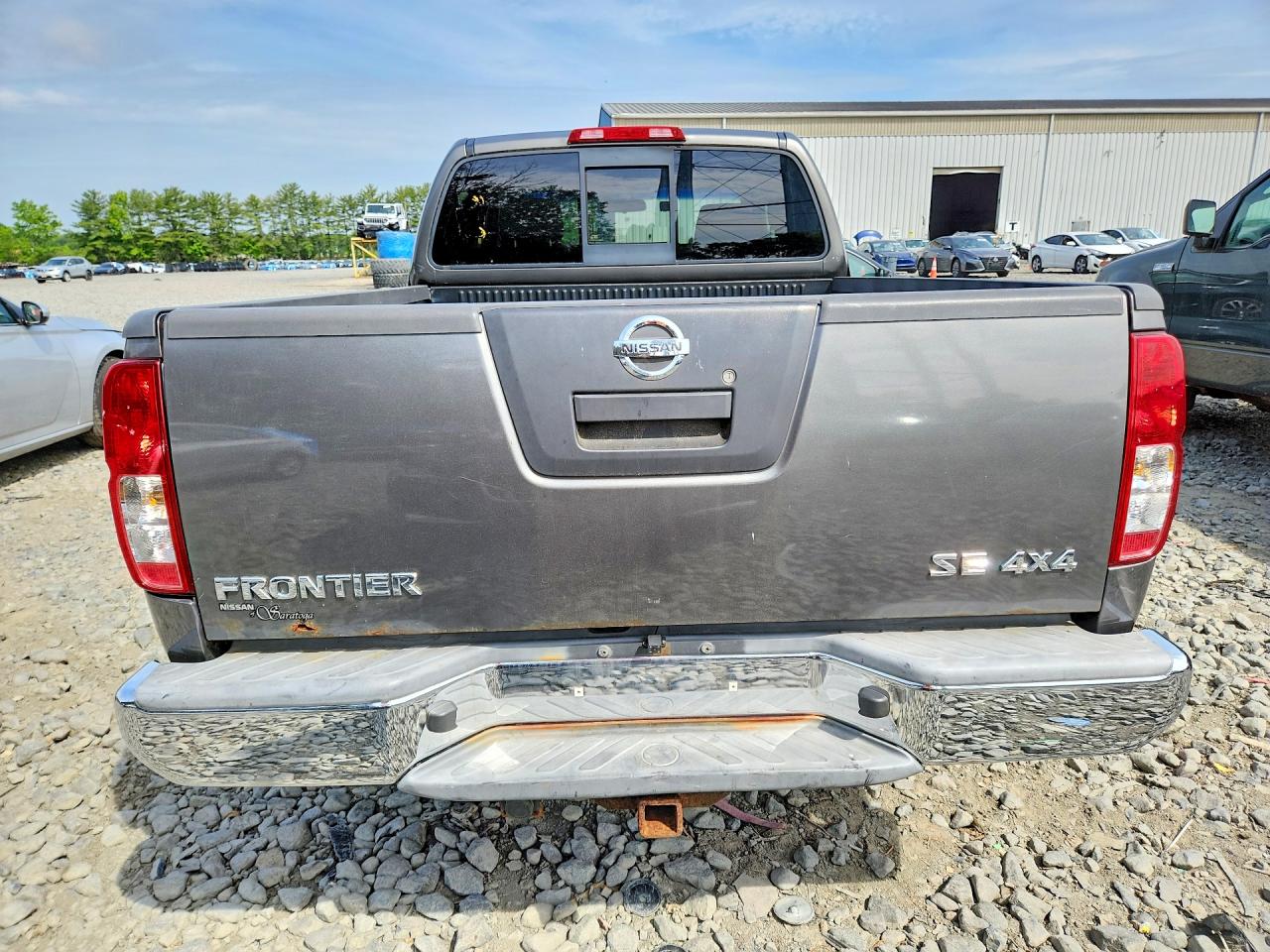 2008 Nissan Frontier Se V6 Gray vin: 1N6AD06W68C440171