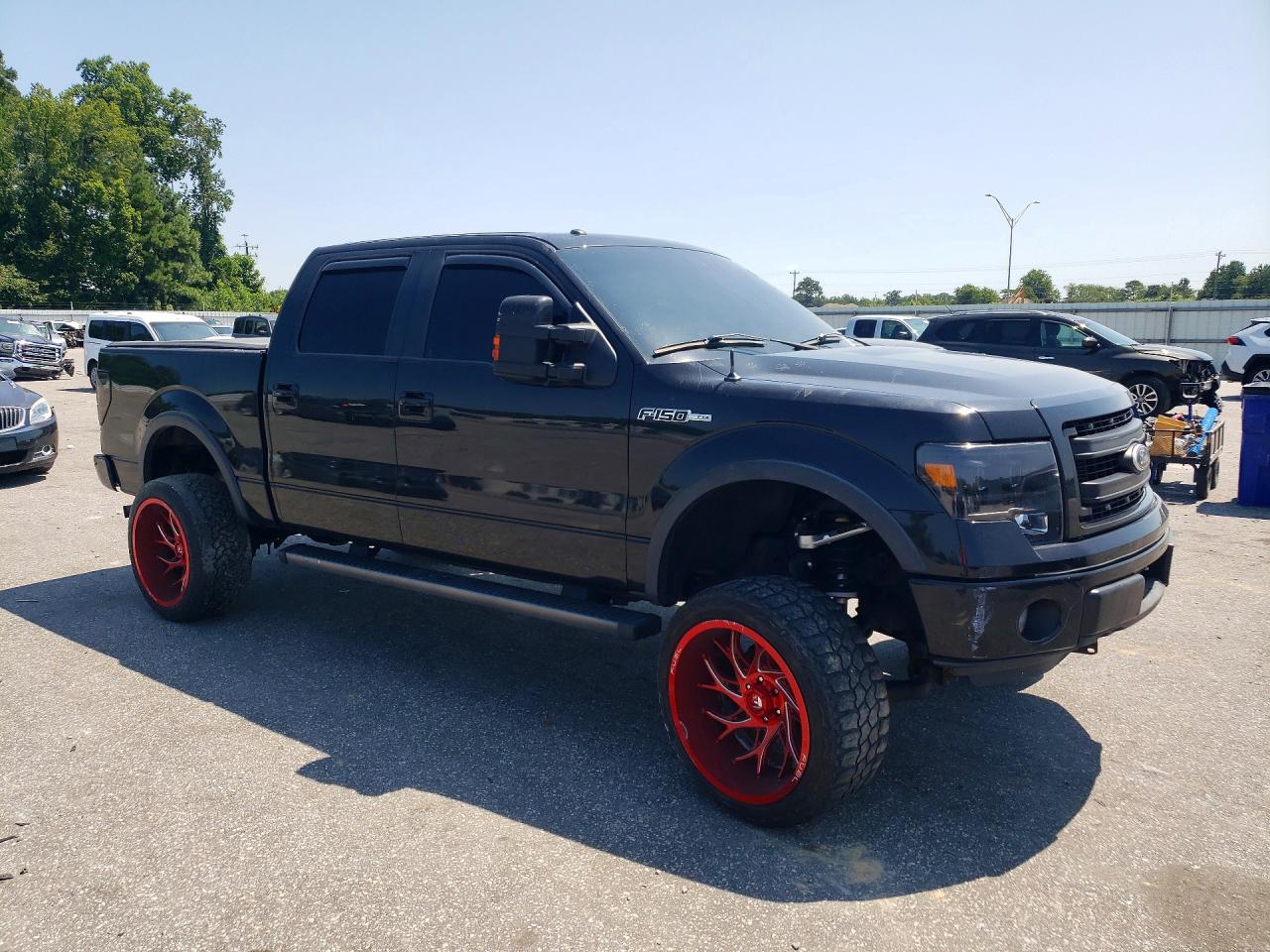 2014 Ford F150 Supercrew Black vin: 1FTFW1ET6EKD49919