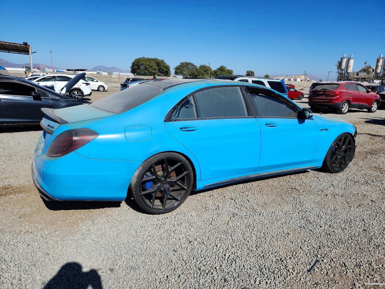 2015 Mercedes-benz S 63 Amg Blue vin: WDDUG7JB0FA119214