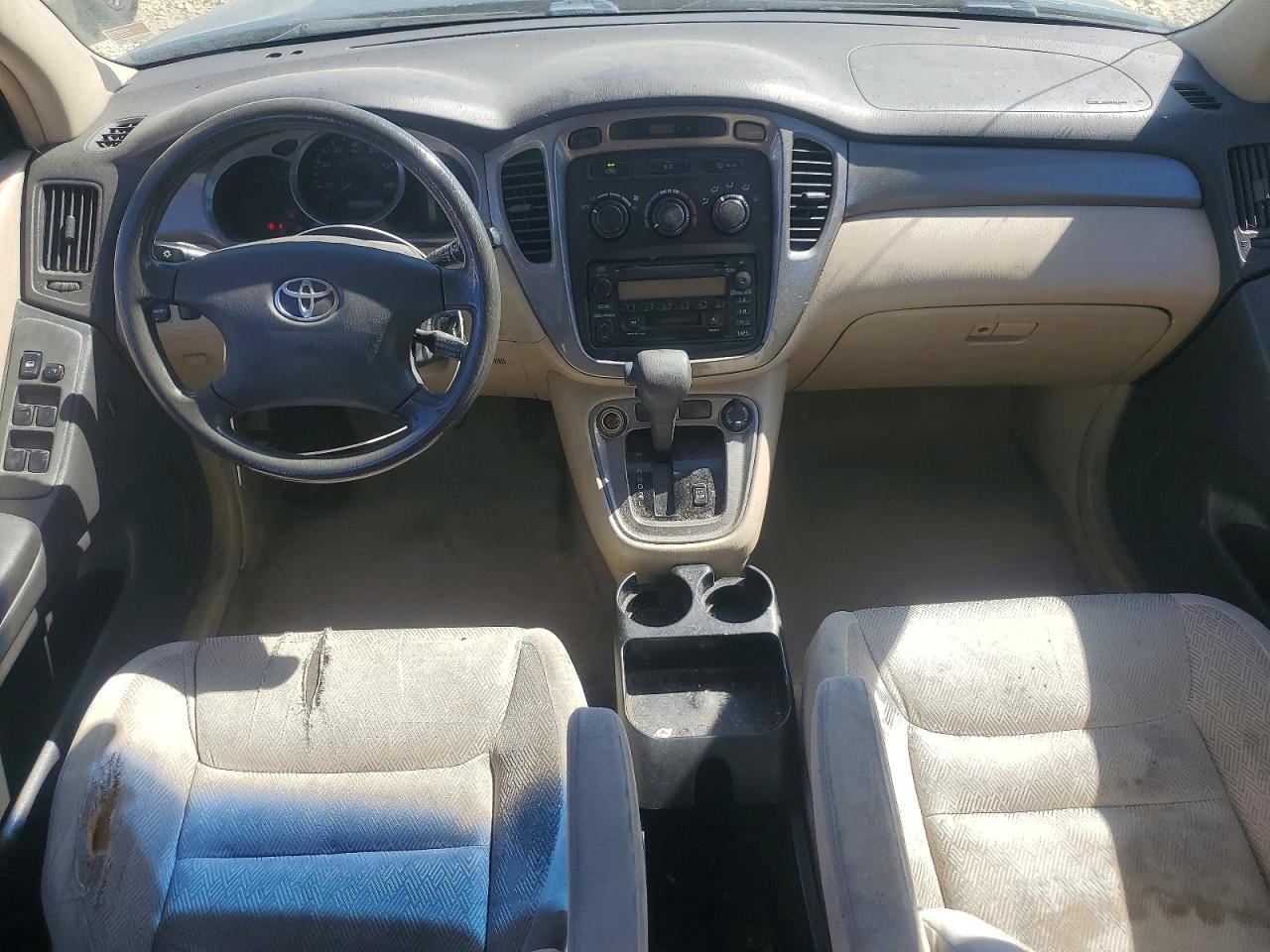 2001 Toyota Highlander Base Green vin: JTEGD21A710020488