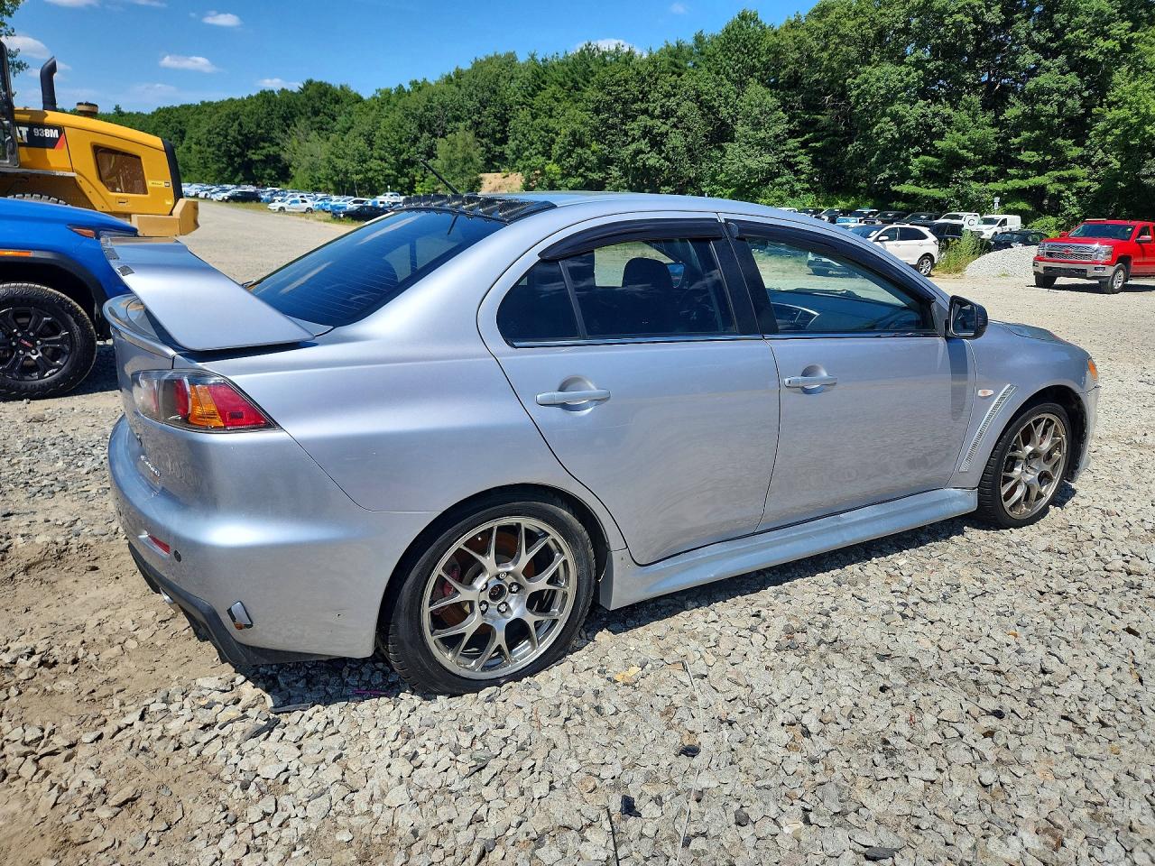2014 Mitsubishi Lancer Evolution Mr Silver vin: JA32W5FV0EU022361