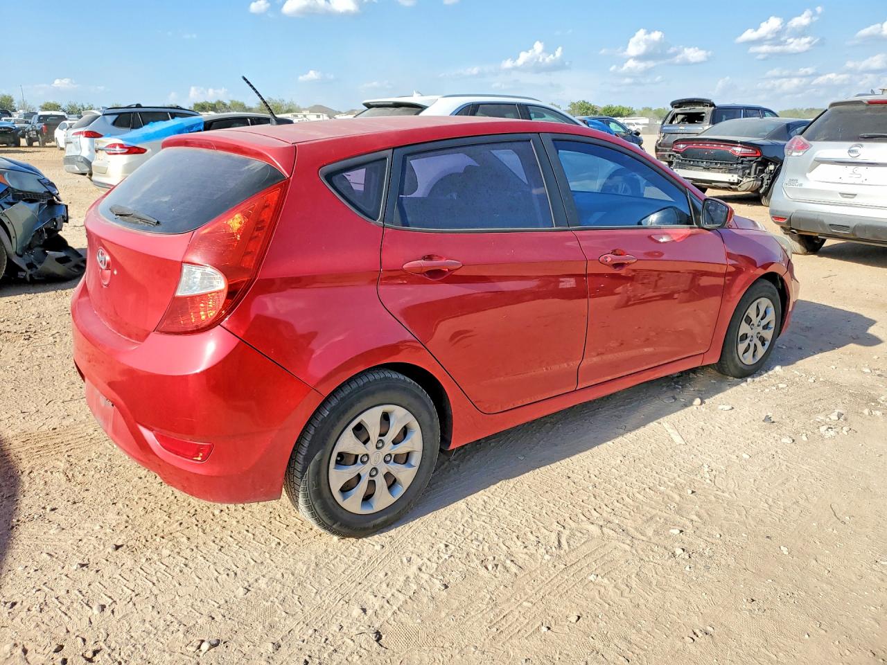 2015 Hyundai Accent Gs Red vin: KMHCT5AEXFU213661