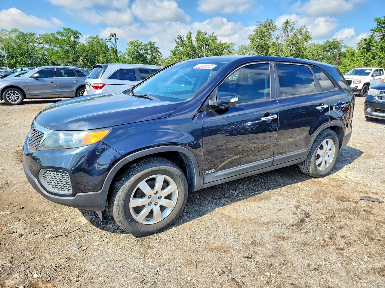2012 Kia Sorento Lx Blue vin: 5XYKTCA63CG246088