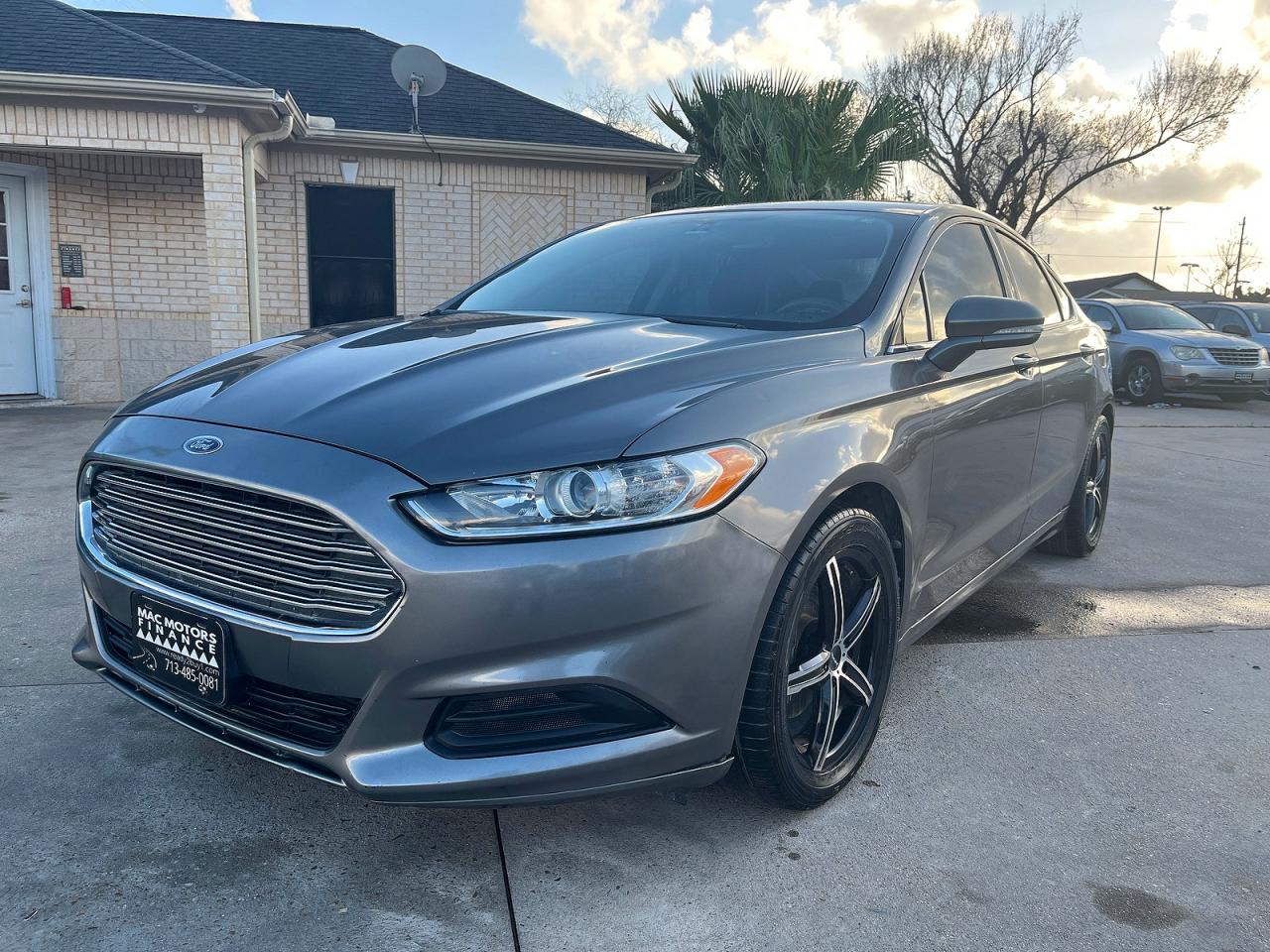 2013 Ford Fusion Se Gray vin: 3FA6P0HR0DR200848