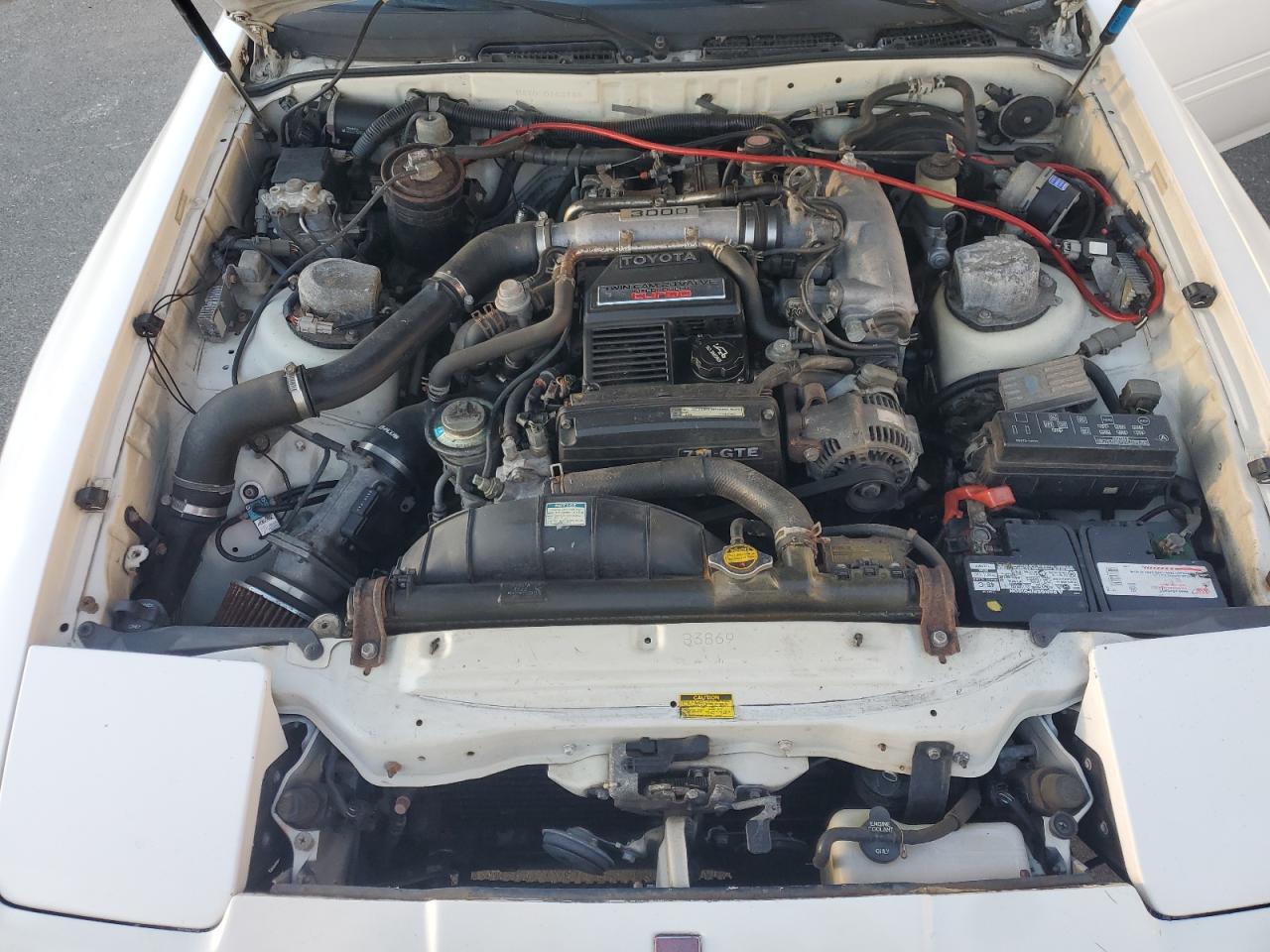 1990 Toyota Supra Sport Roof White vin: JT2MA71N1L0142145