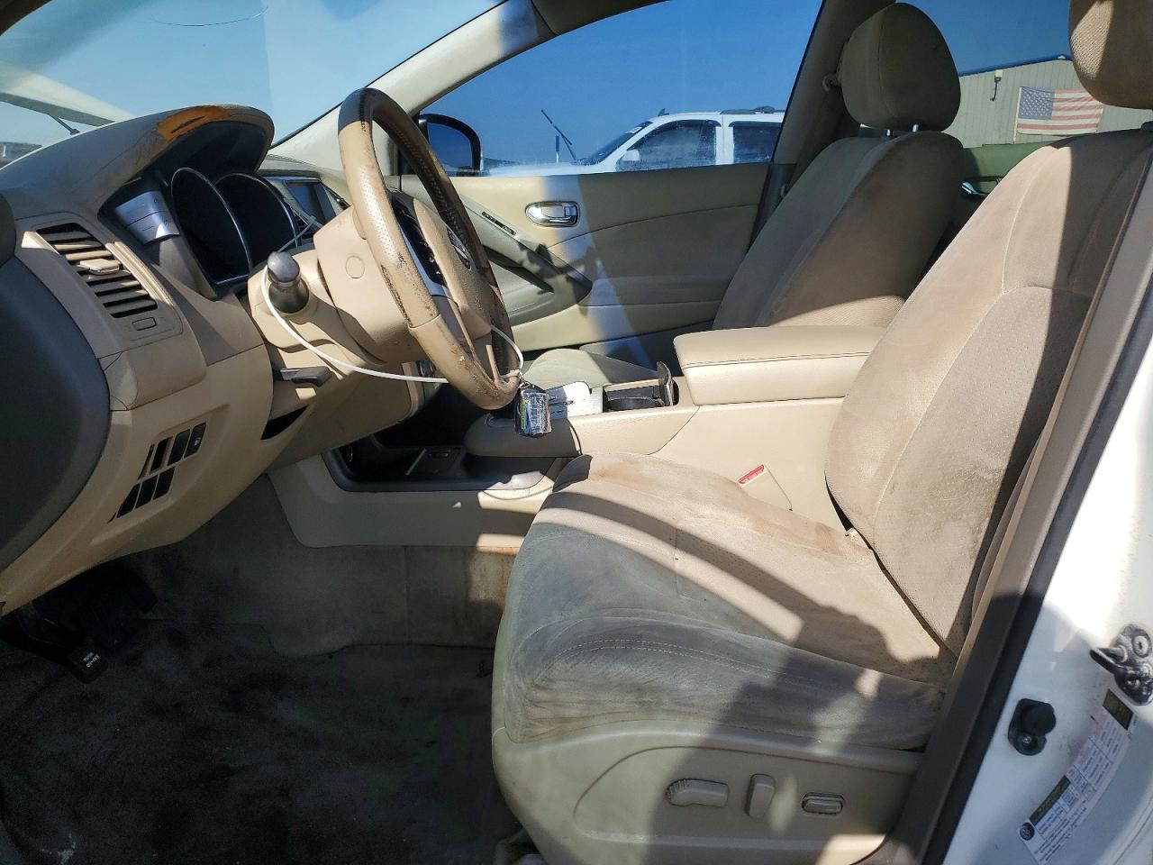 2011 Nissan Murano S Белый vin: JN8AZ1MW5BW154710