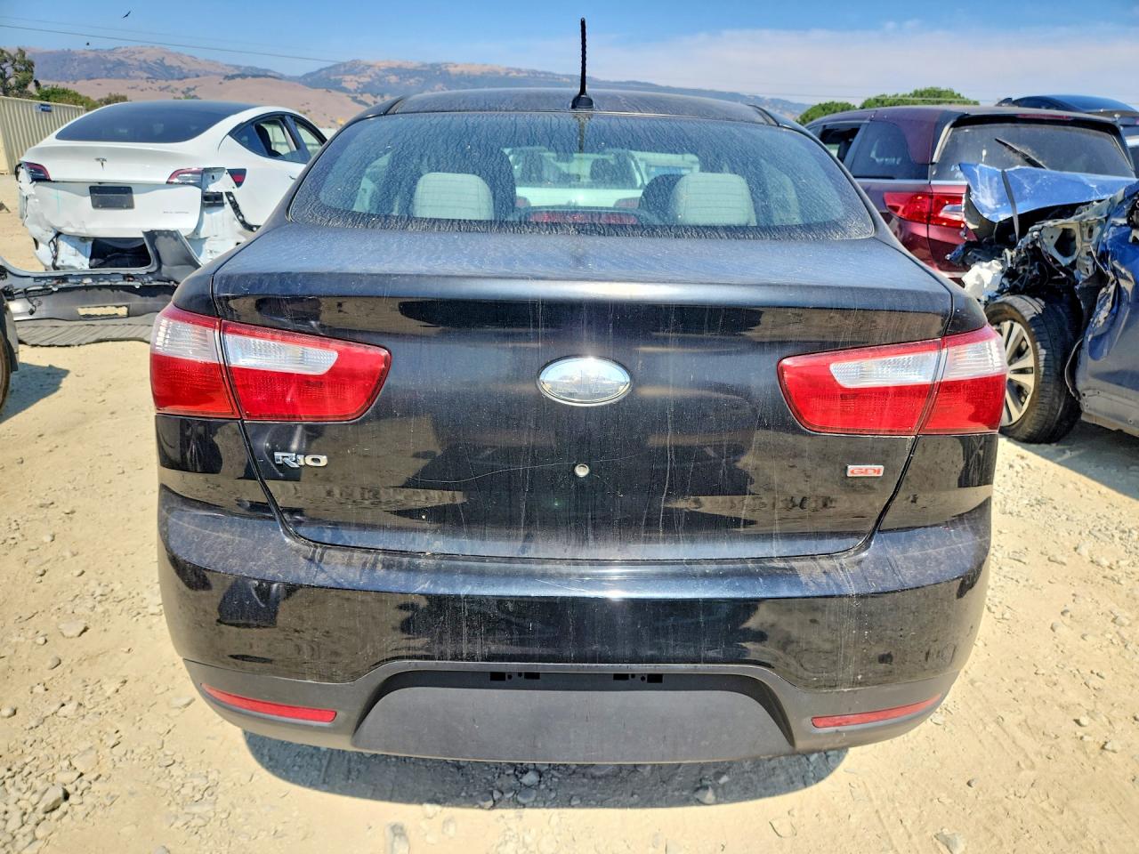2014 Kia Rio Lx Black vin: KNADM4A34E6331963