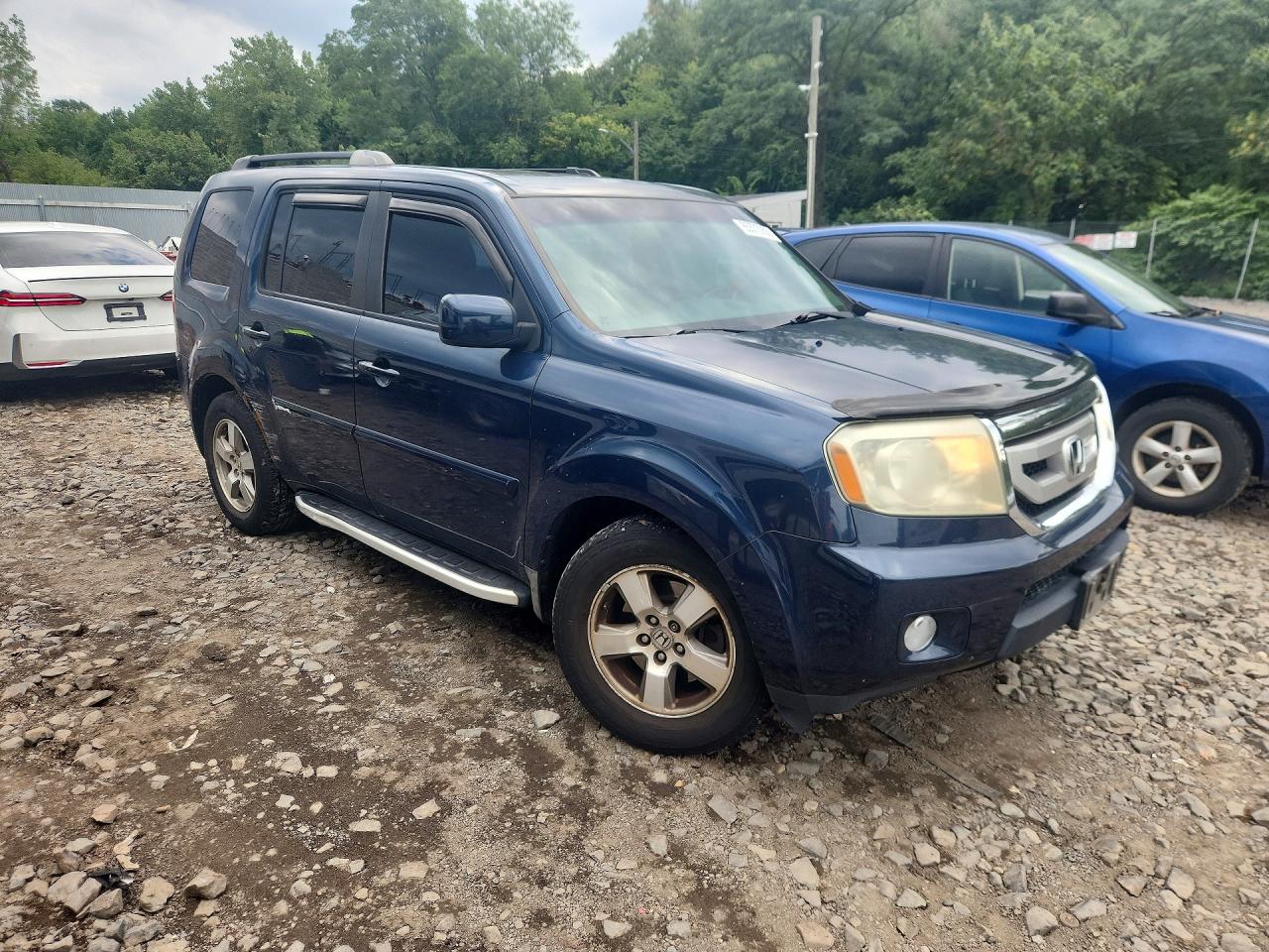 2010 Honda Pilot Exl Blue vin: 5FNYF4H61AB021170