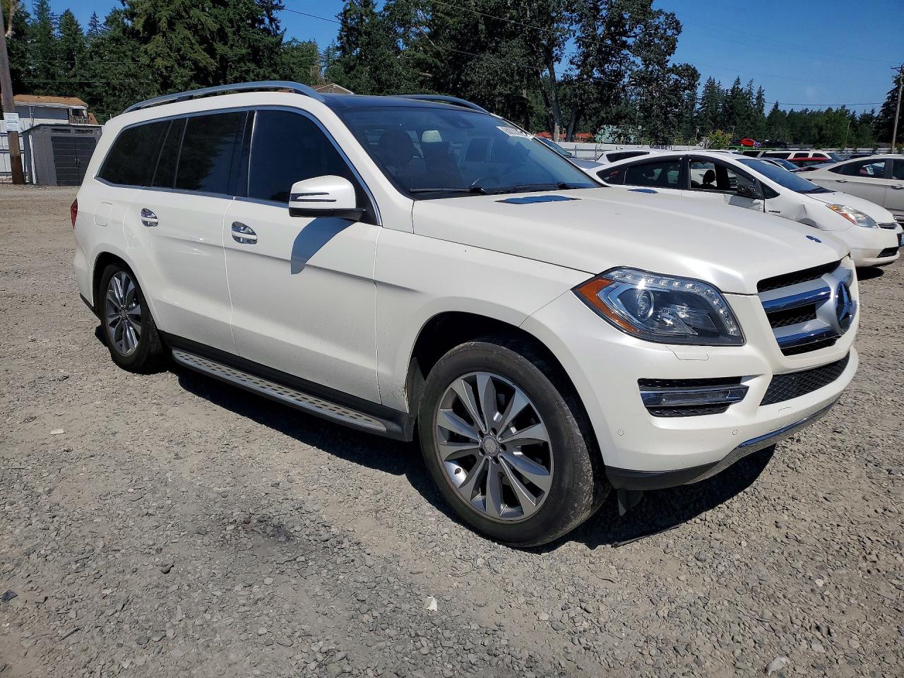 2015 Mercedes-benz Gl 350 Bluetec White vin: 4JGDF2EE9FA602135
